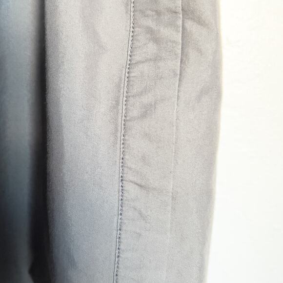 Brochu Walker Button Collar Shirt Sleeveless Small Olive Gray Green Staple - Picture 5 of 6